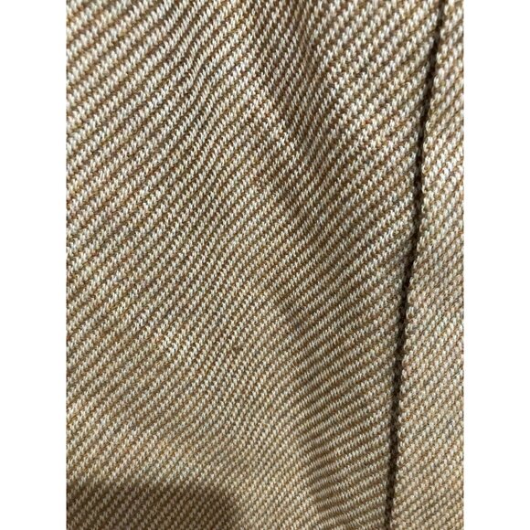Carlisle Women's Vintage 70's 100% Wool Skirt Suit, Tan/Brown, Size 8 - Picture 6 of 7